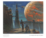 Star Wars Artwork Star Wars Artwork The Droids' Vista